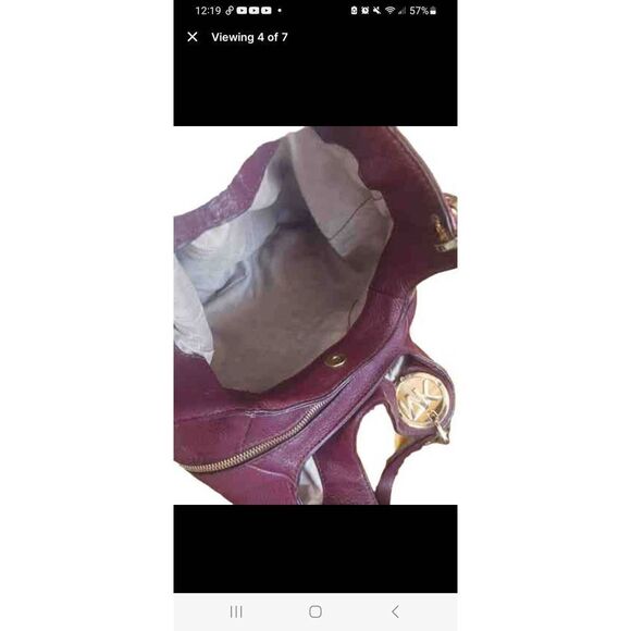 Michael kors Fulton chain in merlot - Picture 3 of 5